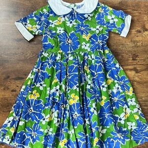 Kayce Hughes Vibrant 100% Cotton Floral Girl’s Dress Size 5